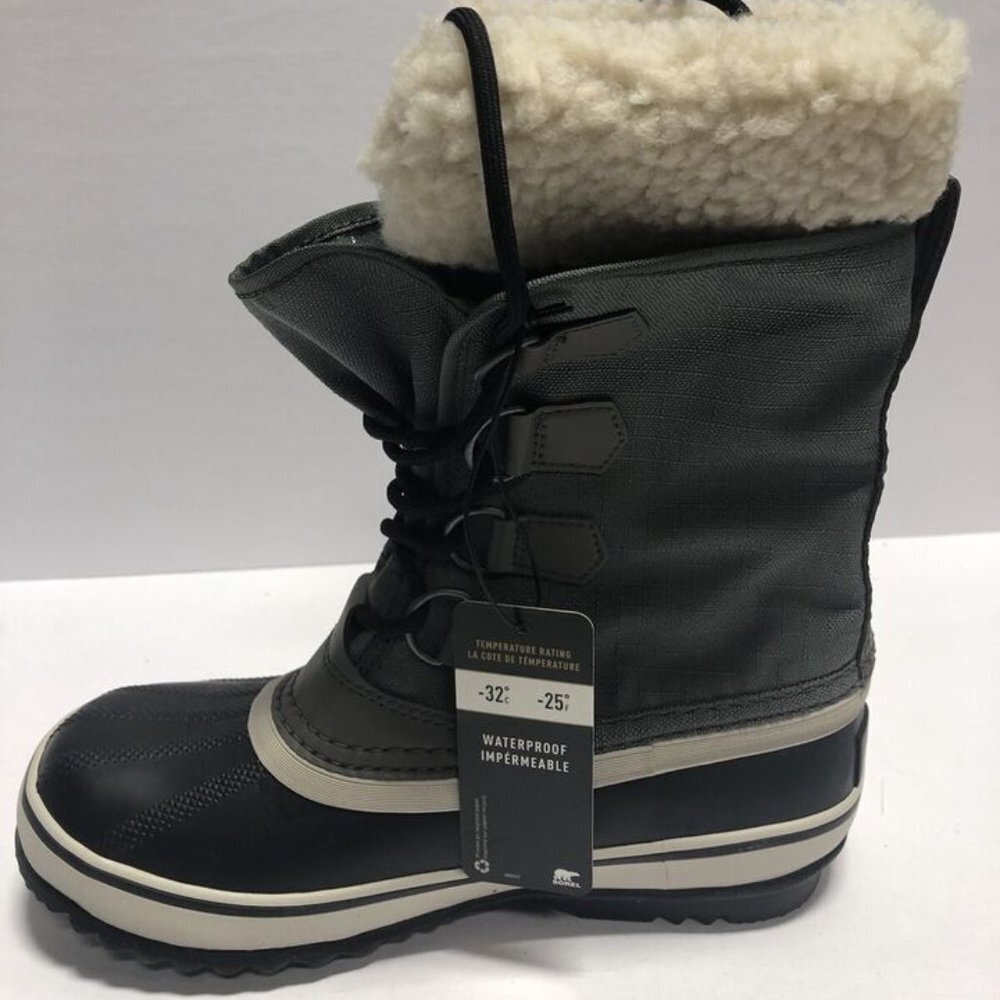 Sorel Women’s Winter Carnival, Waterproof Quarry/Black Boots, Size 6M